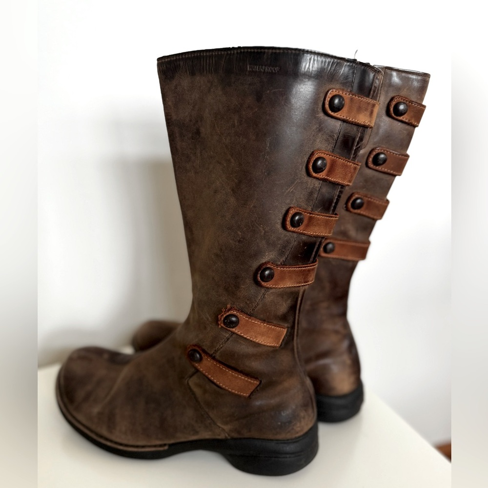 MERRELL Tetra Launch Waterproof Leather Zip Boot 8